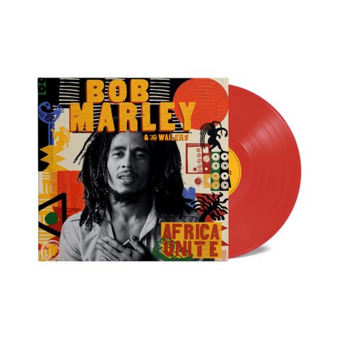 Africa Unite by Bob Marley & The Wailers - Opaque Red LP - shop now at Bob Marley store